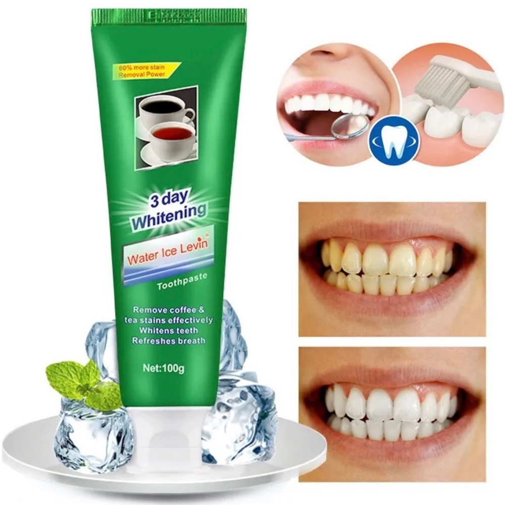2PACK Toothpaste to remove coffee stains fresh and white teeth
100g toothpaste